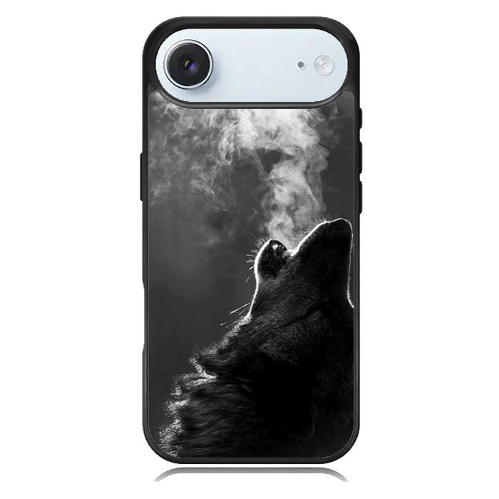 Wolf Howling Smoke iPhone 17 Air Case BC1981