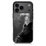 Wolf Howling Smoke iPhone 17 Pro Max Case BC1981