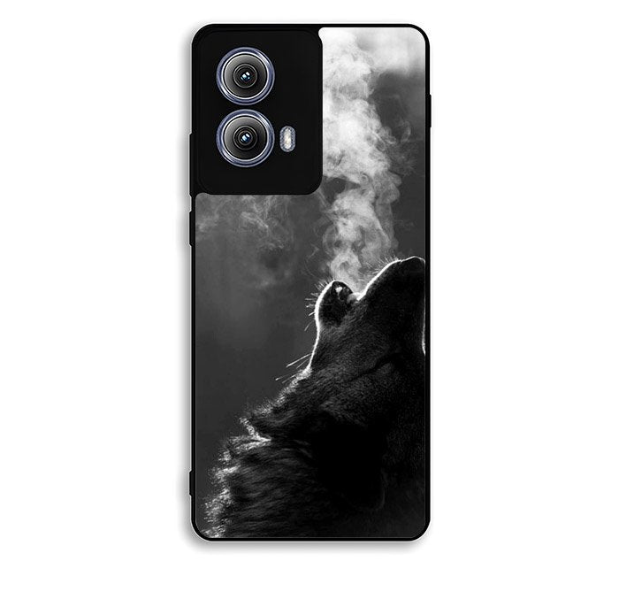 Wolf Howling Smoke Motorola Moto Edge 2024 Case BC1981