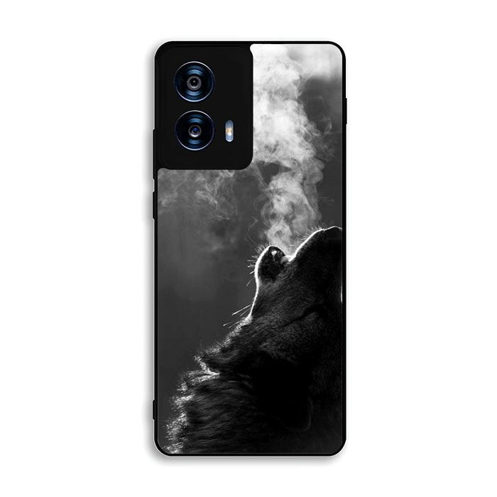 Wolf Howling Smoke Motorola Moto G Power 5G 2024 Case BC1981