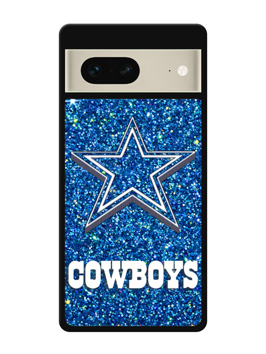 Dallas Cowboys Sparkling Glitter Google Pixel 7 Case