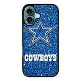 Dallas Cowboys Sparkling Glitter Case iPhone 16 Plus BC2191