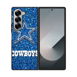 Dallas Cowboys Sparkling Glitter Case Samsung Galaxy Z Fold 6 5G BC2191
