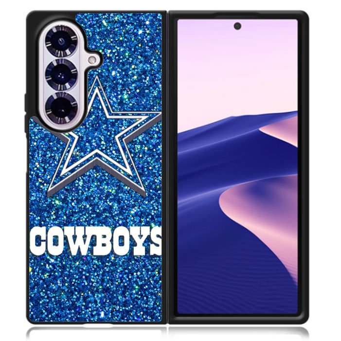 Dallas Cowboys Sparkling Glitter Samsung Galaxy Z Fold 7 5G Case BC2191