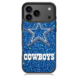 Dallas Cowboys Sparkling Glitter iPhone 17 Pro Case BC2191
