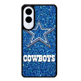 Dallas Cowboys Sparkling Glitter Samsung Galaxy S25 Edge Case Case