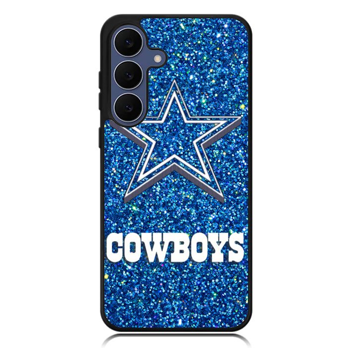Dallas Cowboys Sparkling Glitter Samsung Galaxy S25 FE Case BC2191