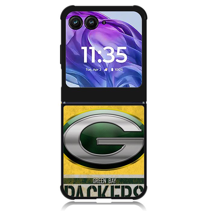 Green Bay Packers Logo 3rd Motorola Moto Razr 2024 , Moto Razr 50 Case