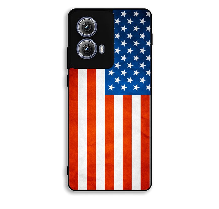 American Flag 3rd Motorola Moto Edge 2024 Case FE1083