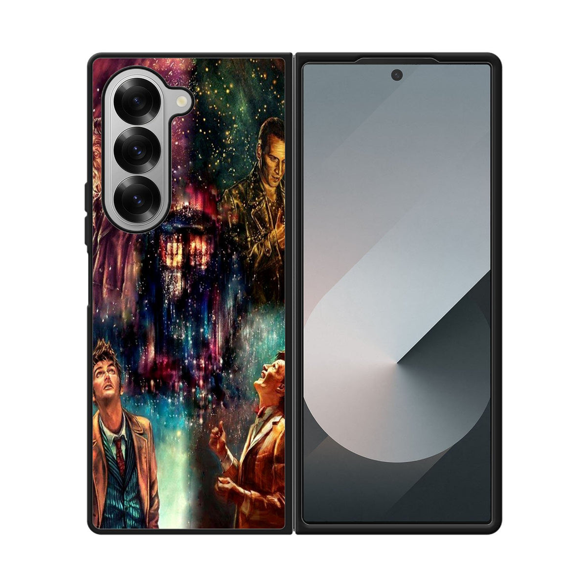 Doctor Who Poster Tardis Police Box Case Samsung Galaxy Z Fold 6 5G BC2200