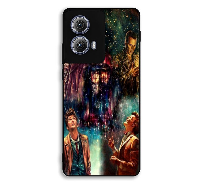 Doctor Who Poster Tardis Police Box Motorola Moto Edge 2024 Case BC2200