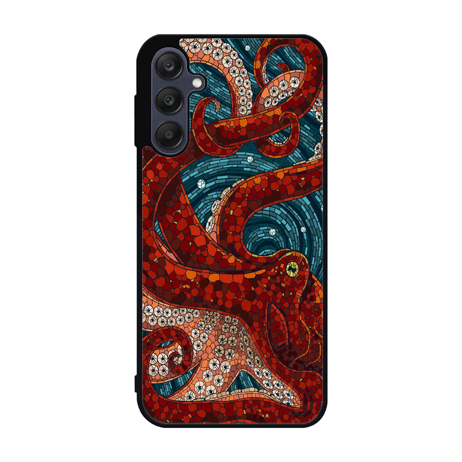 Kraken Octopus Stained Glass Samsung Galaxy A25 5G Case BC2155