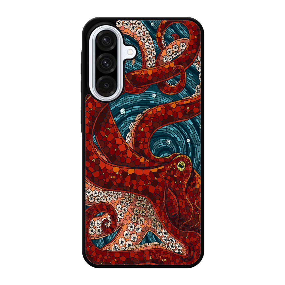 Kraken Octopus Stained Glass Samsung Galaxy A56 Case FE1114