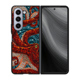 Kraken Octopus Stained Glass Case Samsung Galaxy z Fold 5 5G BC2155