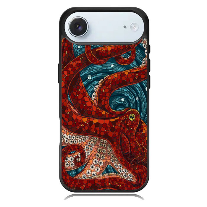 Kraken Octopus Stained Glass iPhone 17 Air Case BC2155