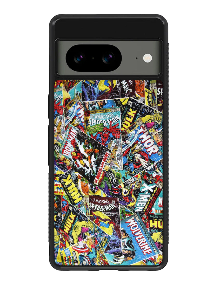 Marvel Comics Cover Google Pixel 8a Case