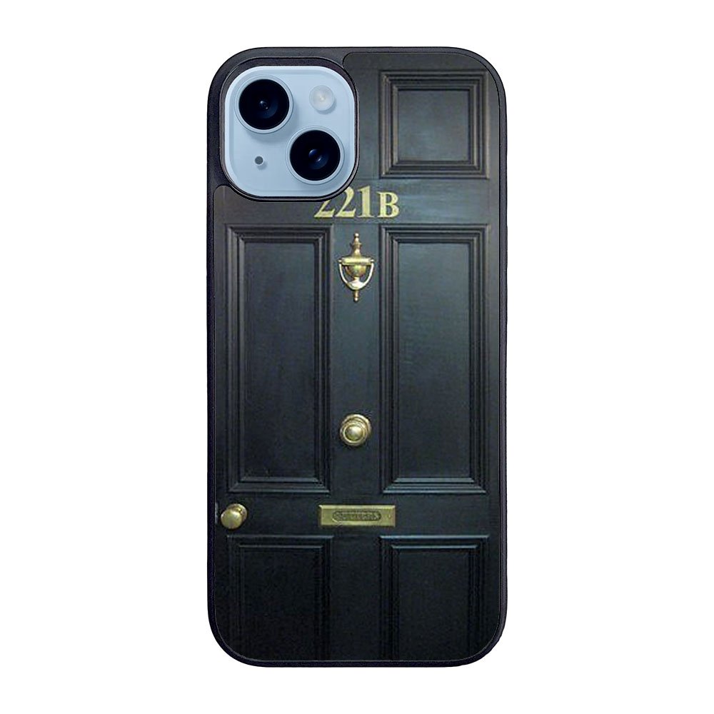 Sherlock Holmes Door 221b Baker Street Case iPhone 15 BC2053