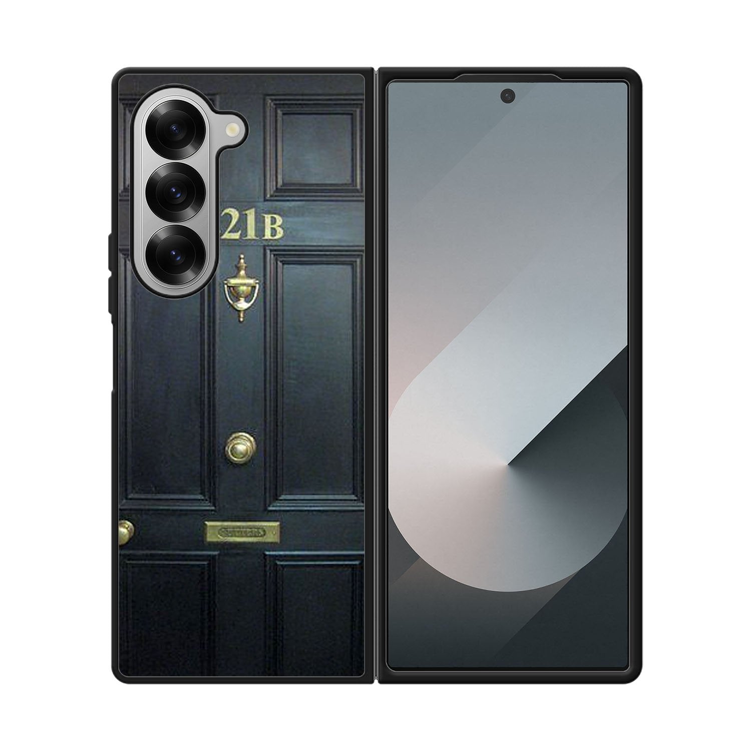 Sherlock Holmes Door 221b Baker Street Case Samsung Galaxy Z Fold 6 5G BC2053
