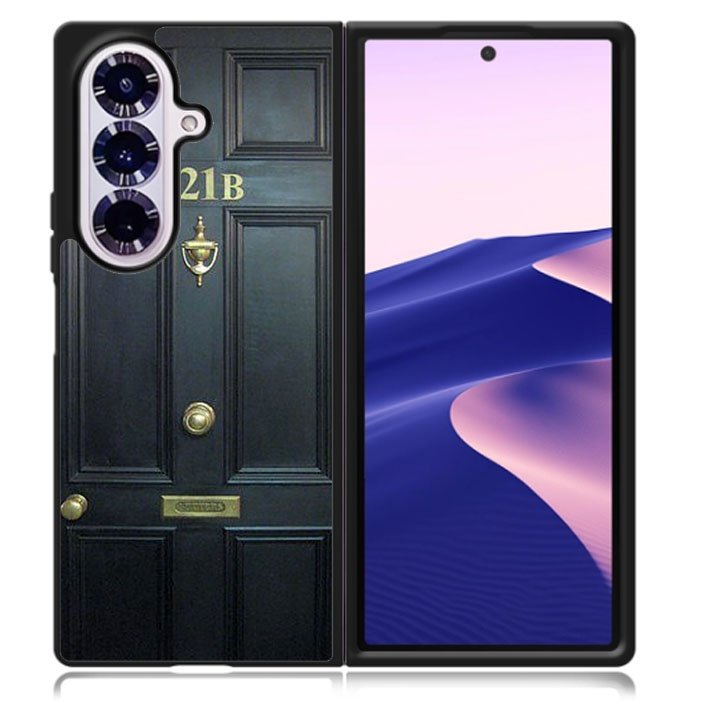 Sherlock Holmes Door 221b Baker Street Samsung Galaxy Z Fold 7 5G Case BC2053