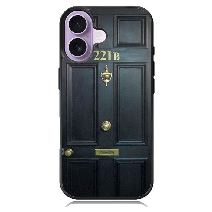 Sherlock Holmes Door 221b Baker Street iPhone 17 Case BC2053