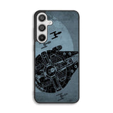 Star Wars Millenium Falcon Blue Samsung Galaxy A26 Case FE7230