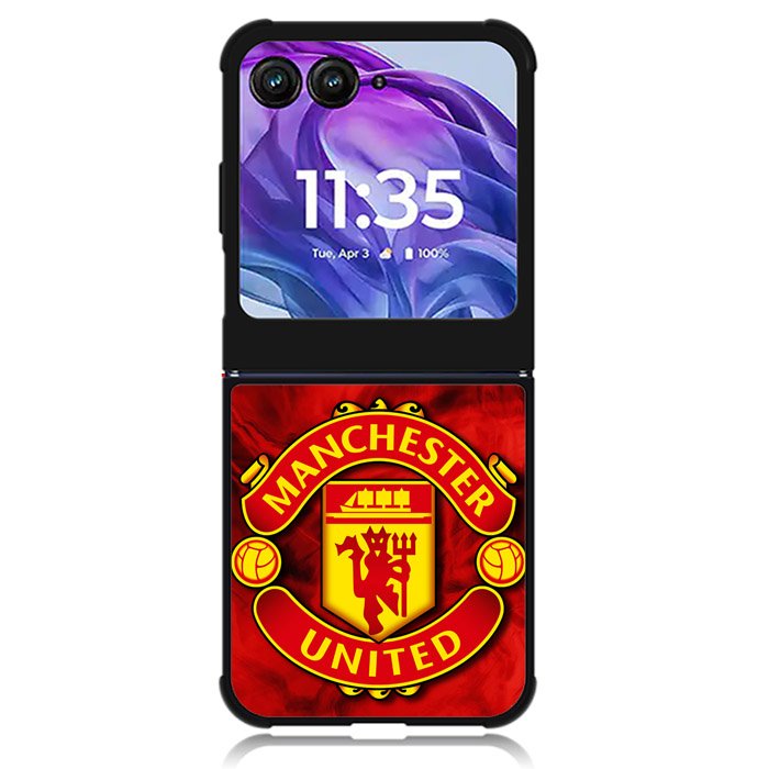 Manchester United Manutd Logo Motorola Moto Razr 2024 , Moto Razr 50 Case
