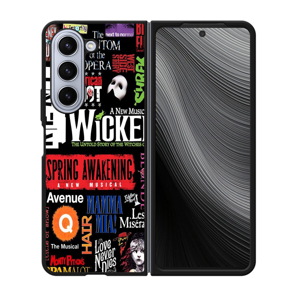 Broadway Musical Collage Case Samsung Galaxy z Fold 5 5G BC2263