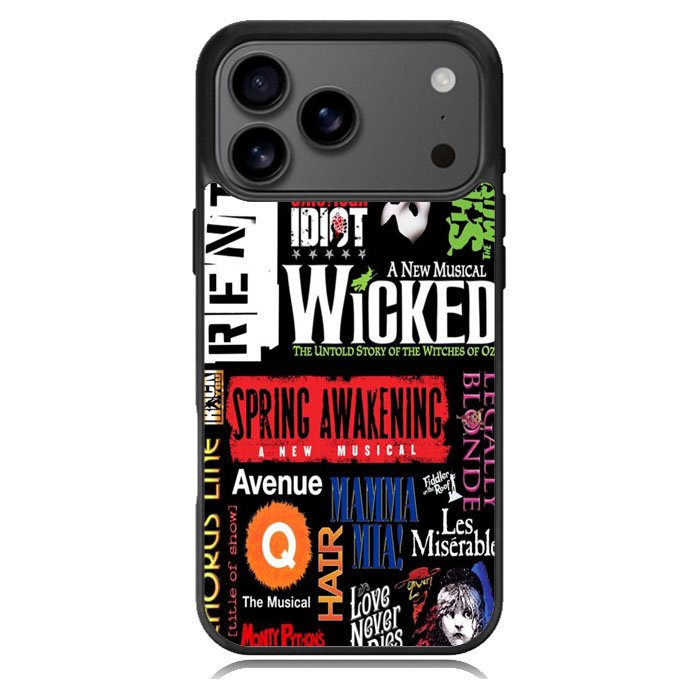 Broadway Musical Collage iPhone 17 Pro Max Case BC2263