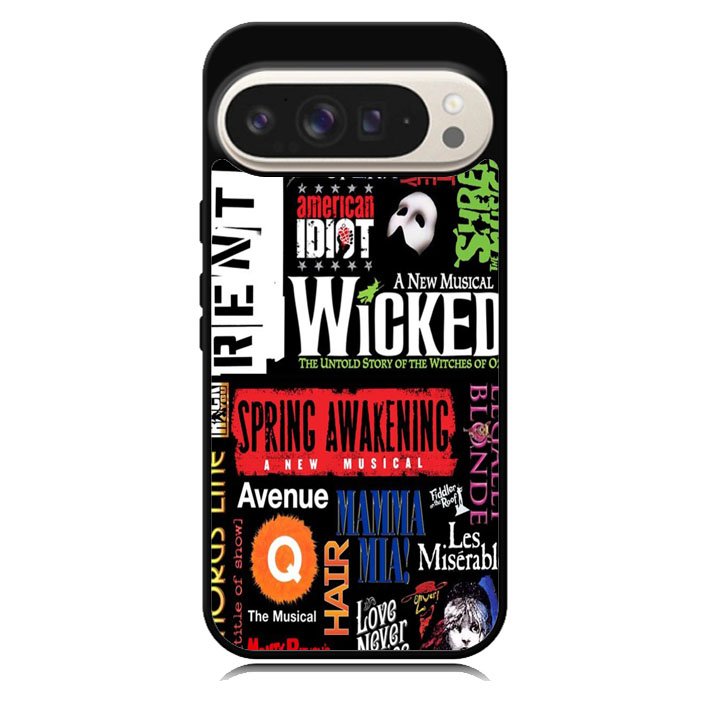 Broadway Musical Collage Google Pixel 10 | Google Pixel 10 Pro Case BC2263