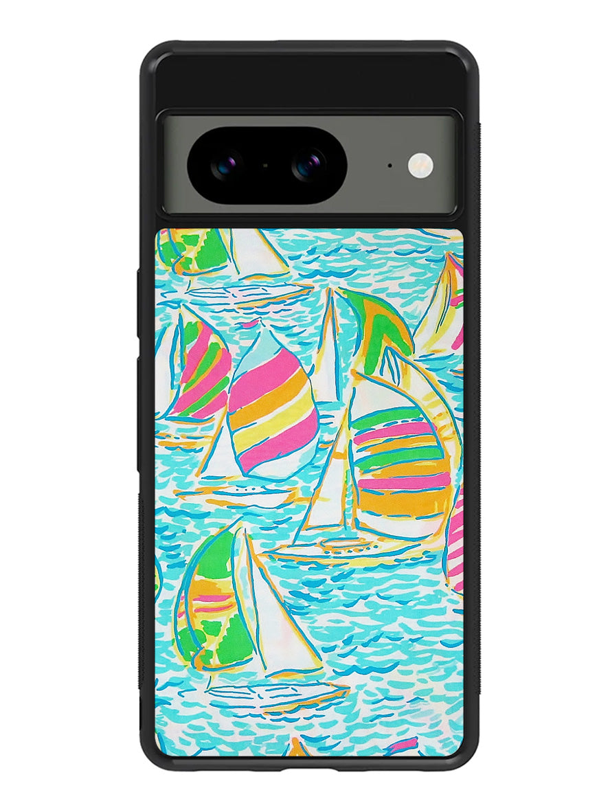 Lilly Pulitzer Sailboat Google Pixel 8a Case