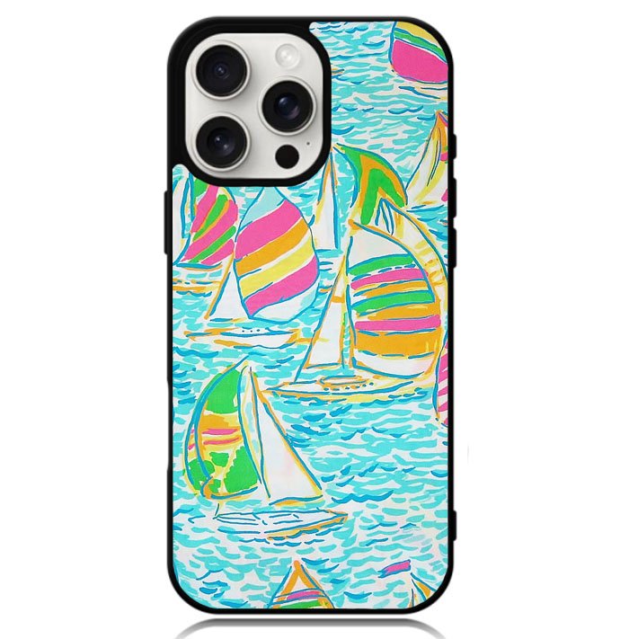 Lilly Pulitzer Sailboat Case iPhone 16 Pro BC2169