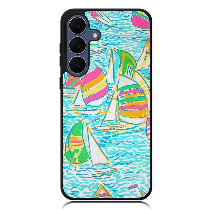Lilly Pulitzer Sailboat Samsung Galaxy S25 FE Case BC2169