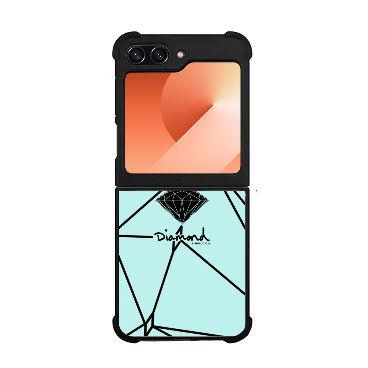 Diamond Supply Co Brilliant Diamond Blue Case Samsung Galaxy Z Flip 6 5G BC2198