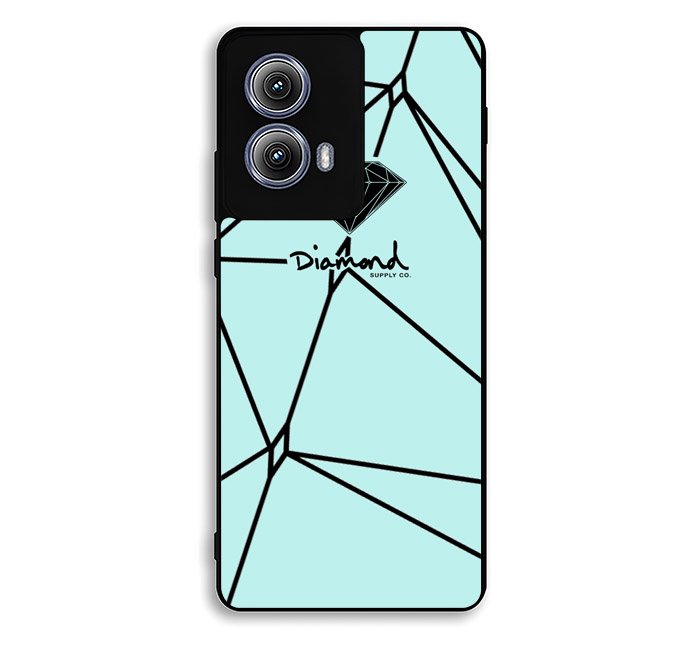 Diamond Supply Co Brilliant Diamond Blue Motorola Moto Edge 2024 Case BC2198