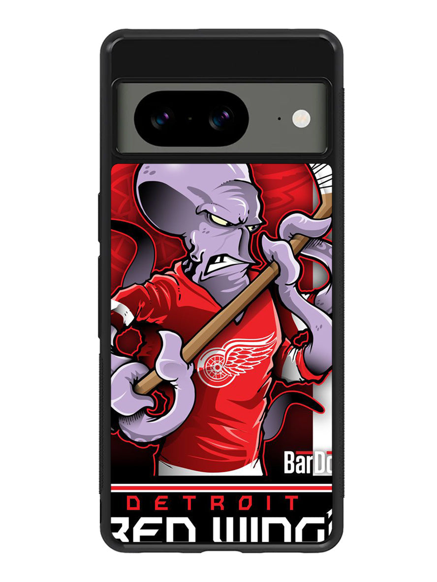 NHL Cartoon Mascout Detroit Red Wings Google Pixel 8a Case