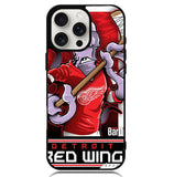 NHL Cartoon Mascout Detroit Red Wings Case iPhone 16 Pro BC2089
