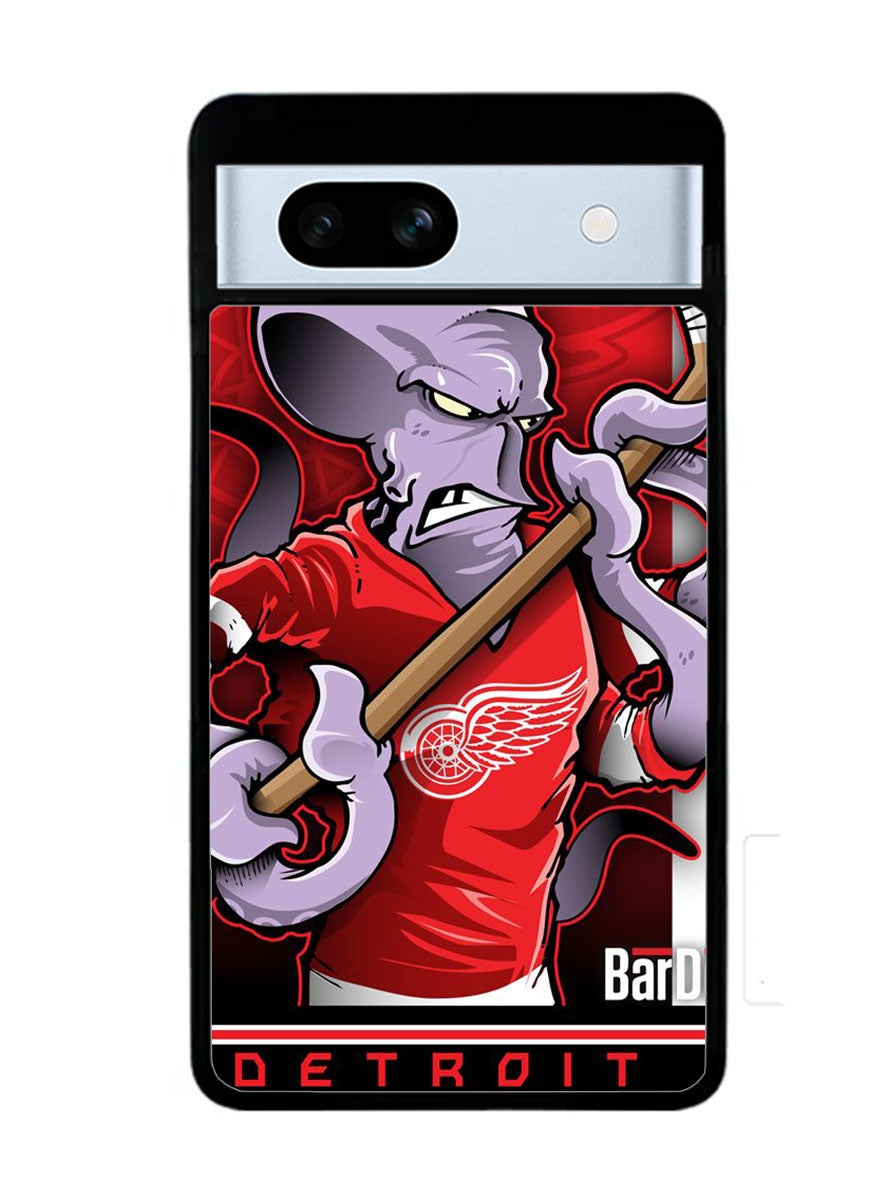 NHL Cartoon Mascout Detroit Red Wings Google Pixel 7A Case