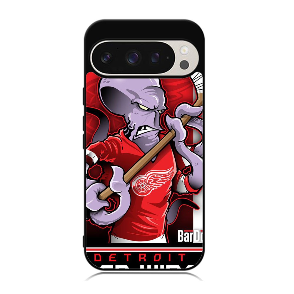 NHL Cartoon Mascout Detroit Red Wings Case Google Pixel 9 Pro XL BC2089