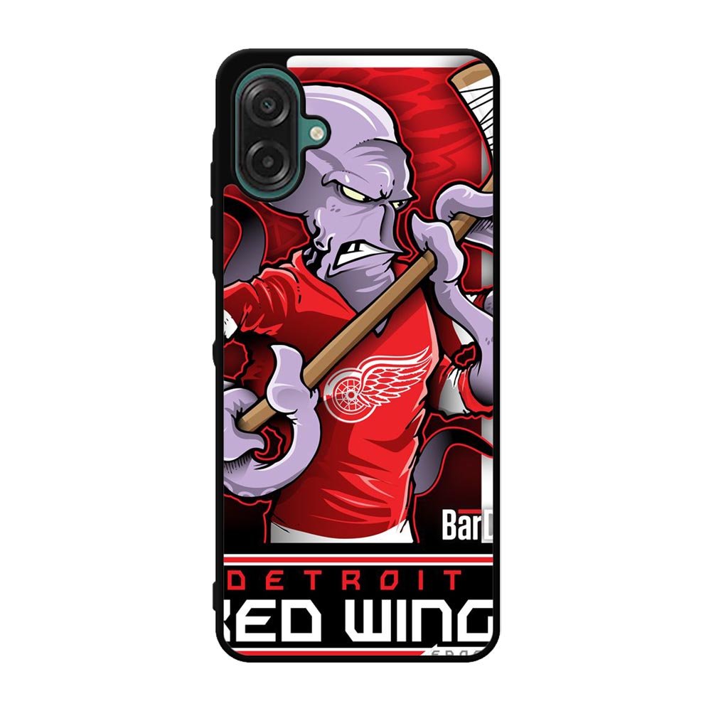 NHL Cartoon Mascout Detroit Red Wings Case Samsung Galaxy A07 BC2089