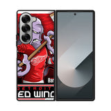 NHL Cartoon Mascout Detroit Red Wings Case Samsung Galaxy Z Fold 6 5G BC2089
