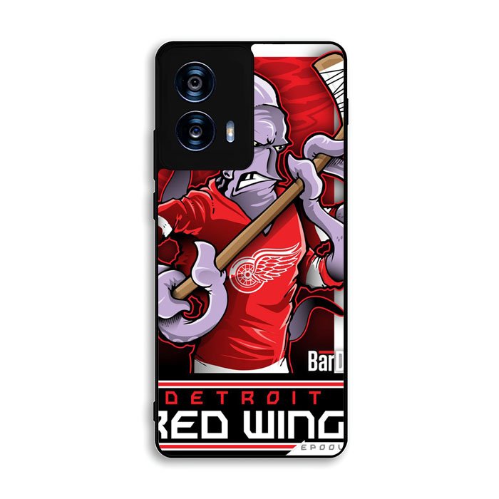 NHL Cartoon Mascout Detroit Red Wings Motorola Moto G Power 5G 2024 Case FE0016