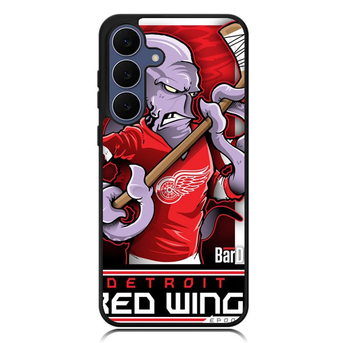 NHL Cartoon Mascout Detroit Red Wings Samsung Galaxy S25 FE Case BC2089