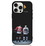 Patrick Kane And Jonathan Toews Players NHL Case iPhone 16 Pro BC2106