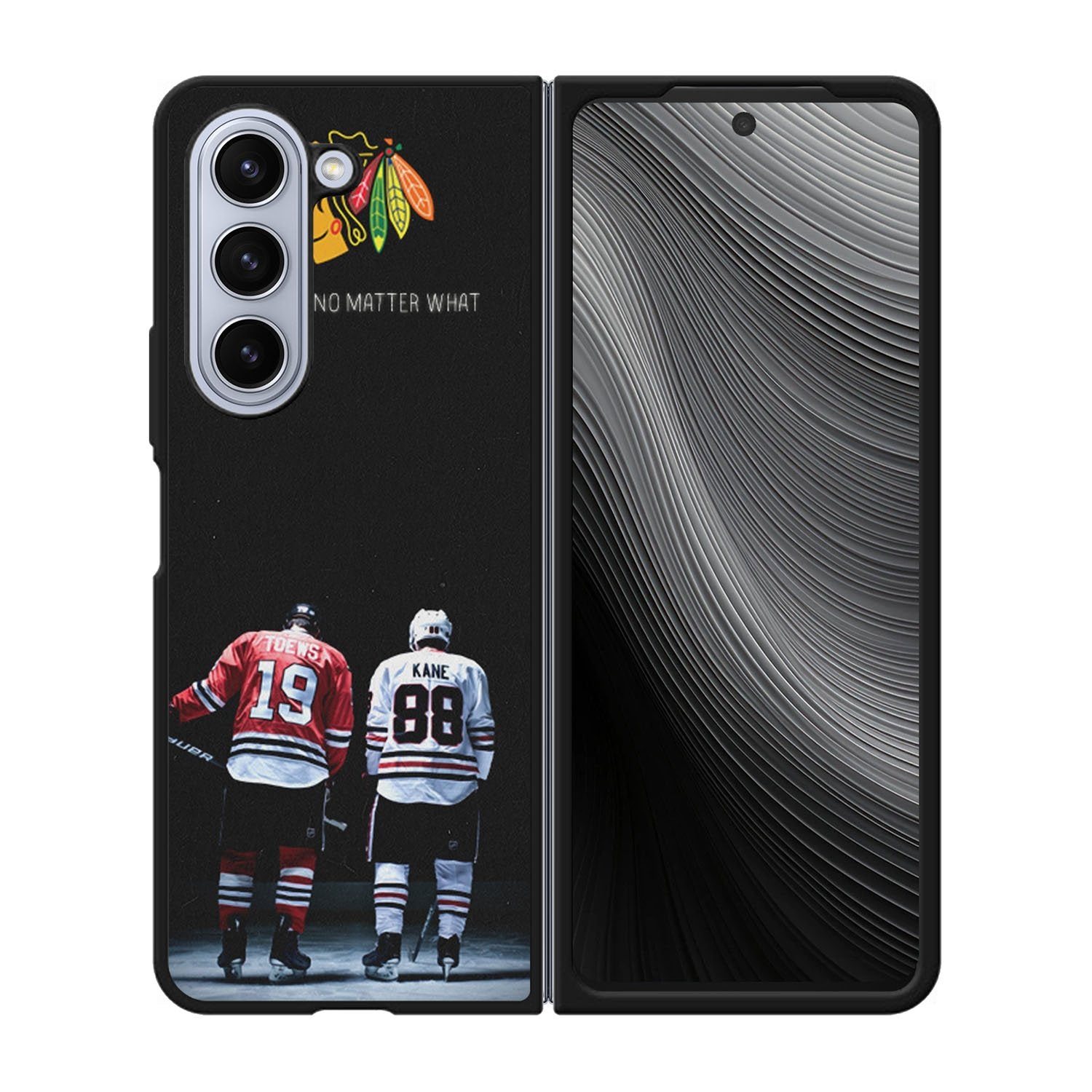 Patrick Kane And Jonathan Toews Players NHL Case Samsung Galaxy z Fold 5 5G BC2106