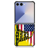 American Gadsden Flag Worn Samsung Galaxy Z Flip 7 Case BC2229