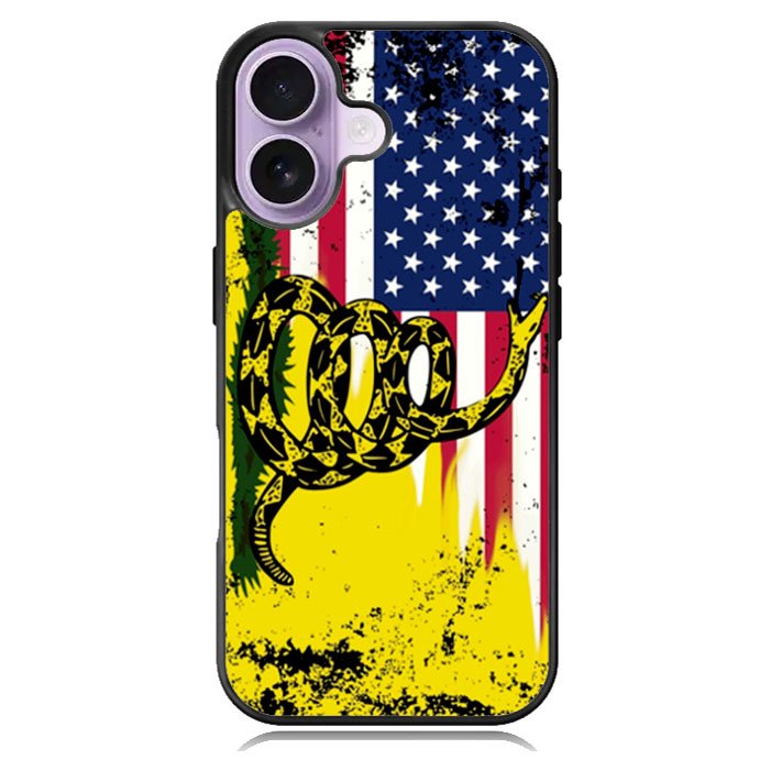 American Gadsden Flag Worn iPhone 17 Case BC2229