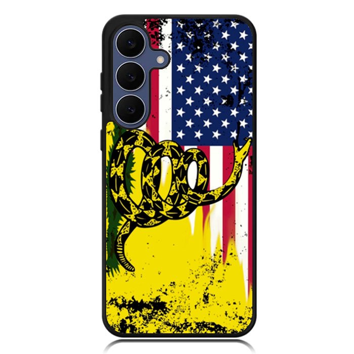 American Gadsden Flag Worn Samsung Galaxy S25 FE Case BC2229