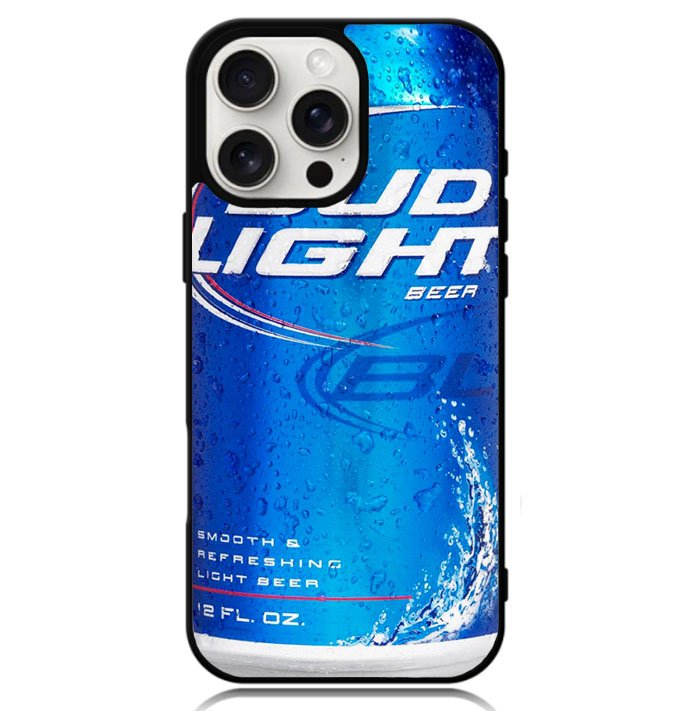 Budweiser Bud Light Beer Case iPhone 16 Pro BC2270