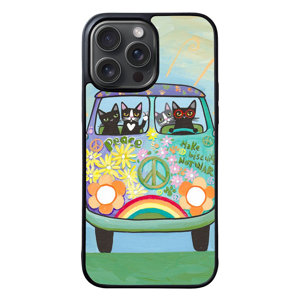Hippie Cats Road Trip! Case iPhone 15 Pro Max BC2137