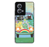 Hippie Cats Road Trip! Motorola Moto Edge 2024 Case BC2137